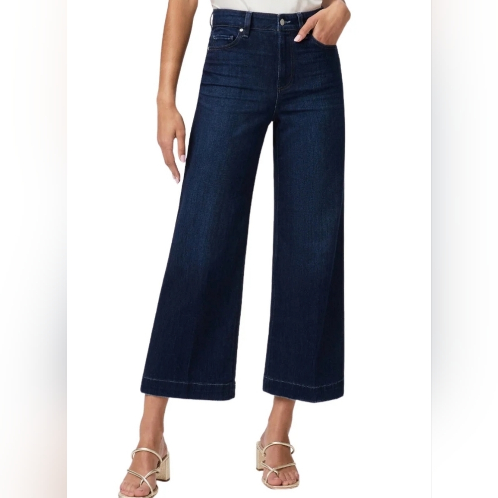 PAIGE Dark Indigo Flare Jeans